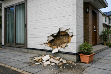 建物が破損しているが、理由が不明の場合は？